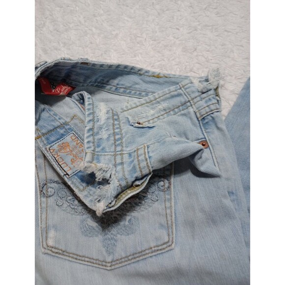 Lucky Brand by Gene Montesano Women's 10/30 Crop Blue Light Denim Jeans - Picture 13 of 15